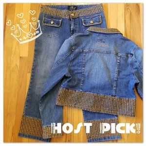 🌟HOST PICK SALE!🌟P. Plush Denim Jacket and Jeans